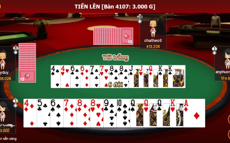 Kinh nghiệm chơi tiến lên thắng lớn