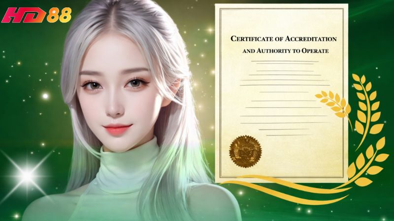 HD88 có nhiều giấy phép hoạt động được công nhận